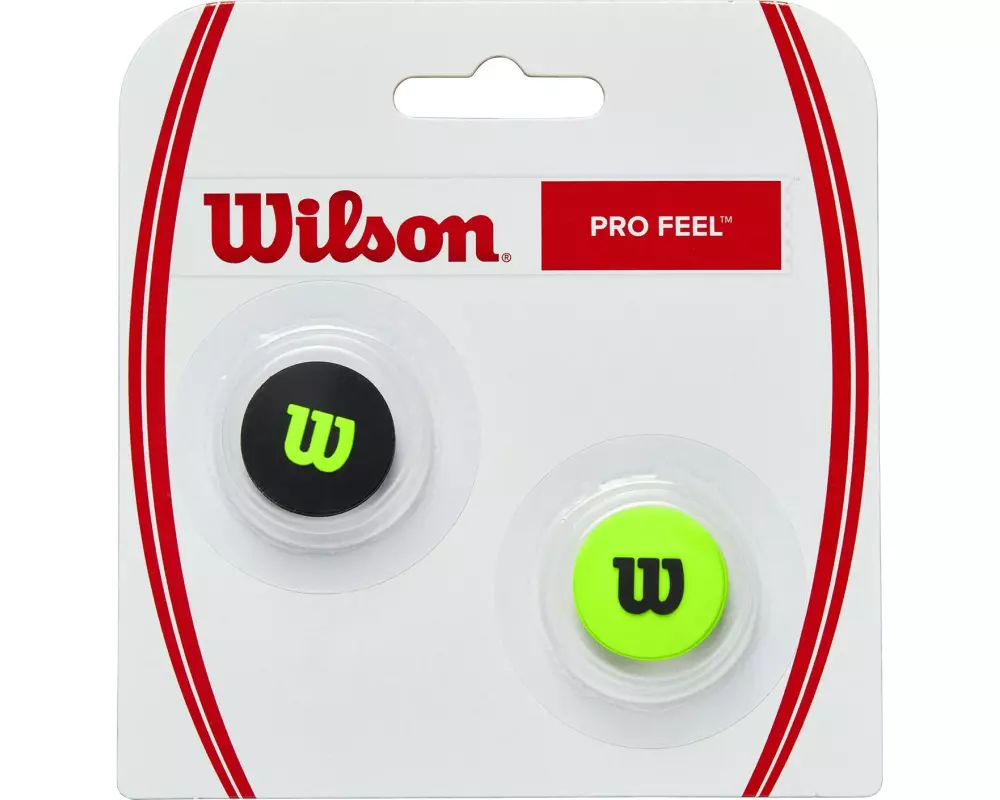 Wilson Dämpfer Pro Feel Blade 2er-Pack, Grün/Schwarz