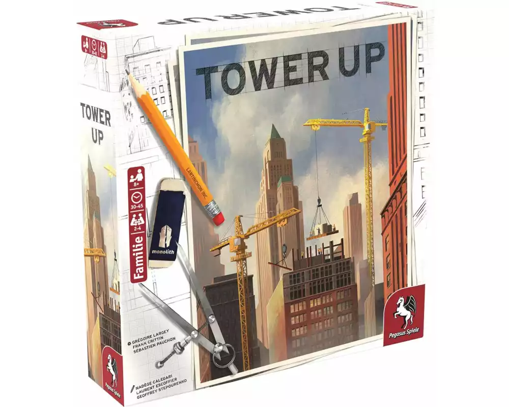 Pegasus Spiele Familienspiel Tower Up -DE-