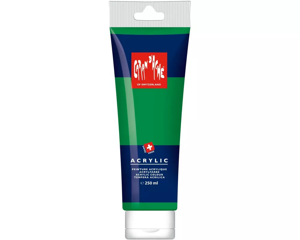 Caran d'Ache Acrylfarbe 250 ml, Grasgrün