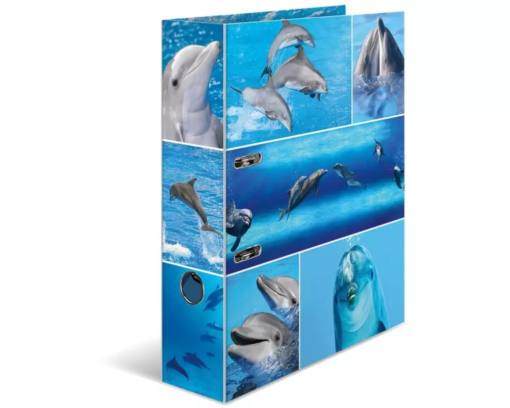 HERMA Ordner Delfine 7 cm, Mehrfarbig