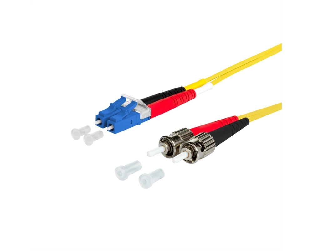 METZ CONNECT OpDAT Patchkabel, LC-D/2xST OS2, 3 m