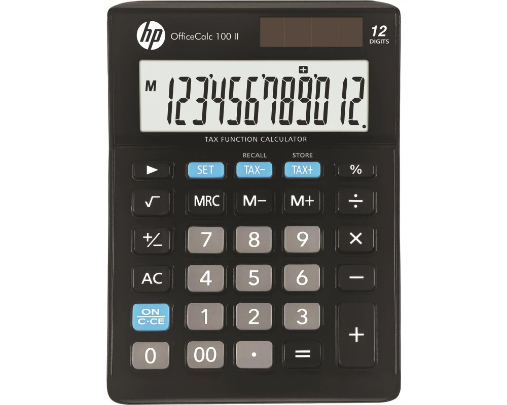 HP Taschenrechner OfficeCalc 100 II 12-stellig Metallpanel