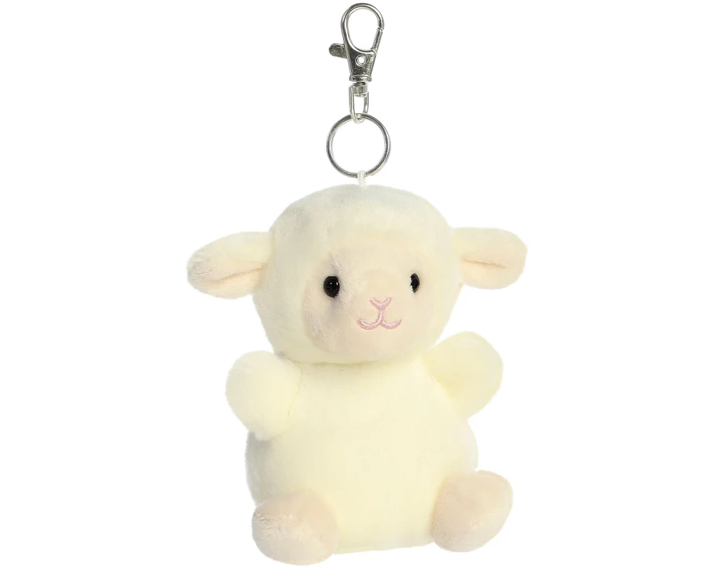 AURORA Schlüsselanhänger Palm Pals Woolly Lamb 10 cm, weiss