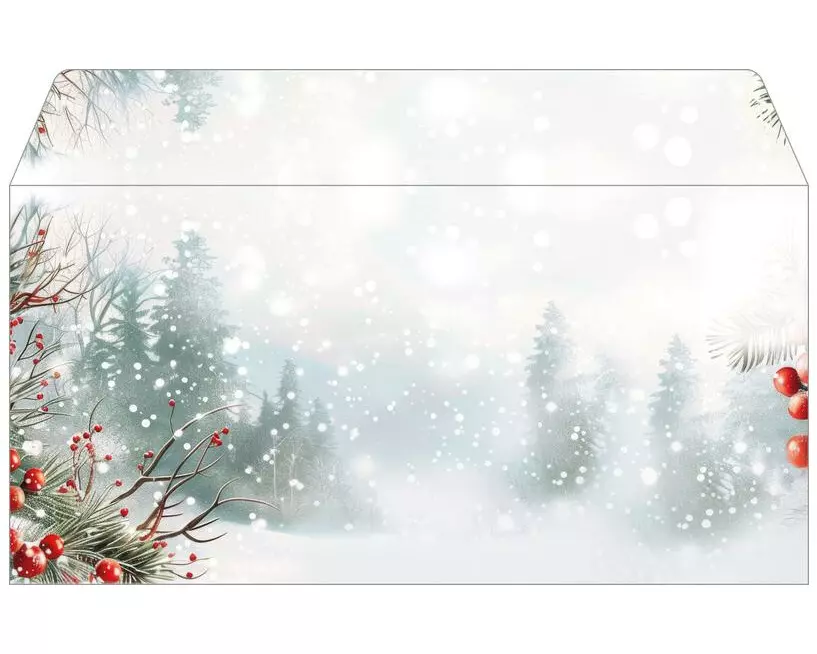 Sigel Weihnachtsumschlag, Scandinavian Snow