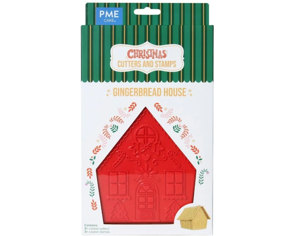PME Lebkuchenhaus Kunststoff Rot