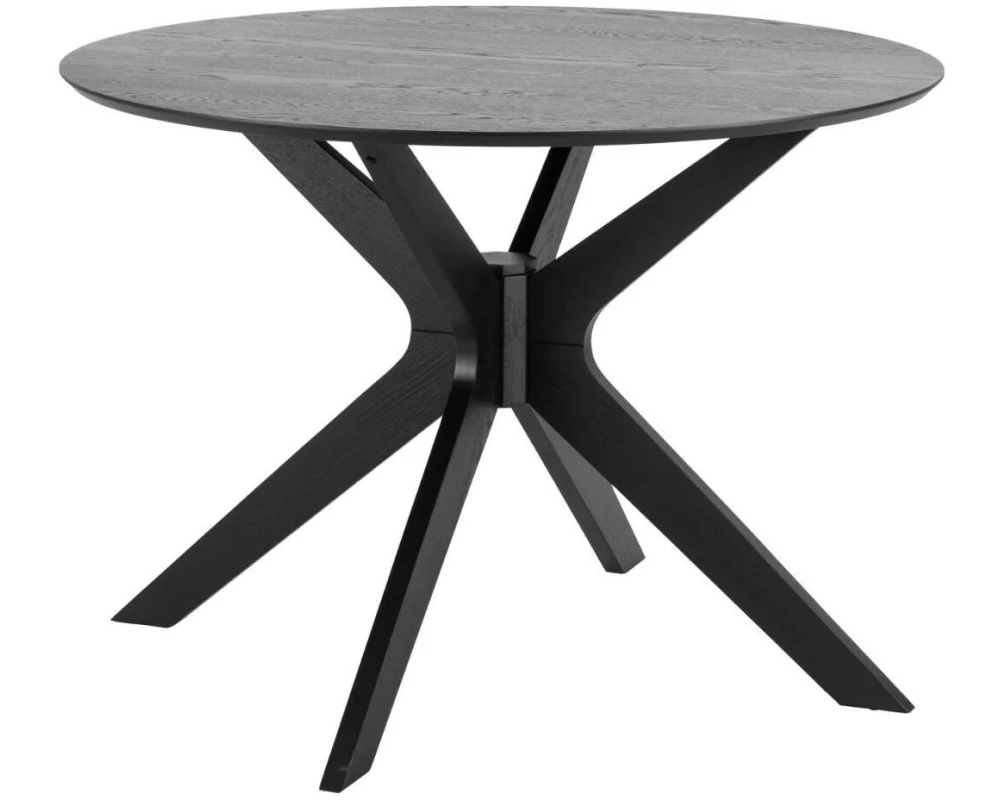 AC Design Tisch Duncan Schwarz Ø 105 cm