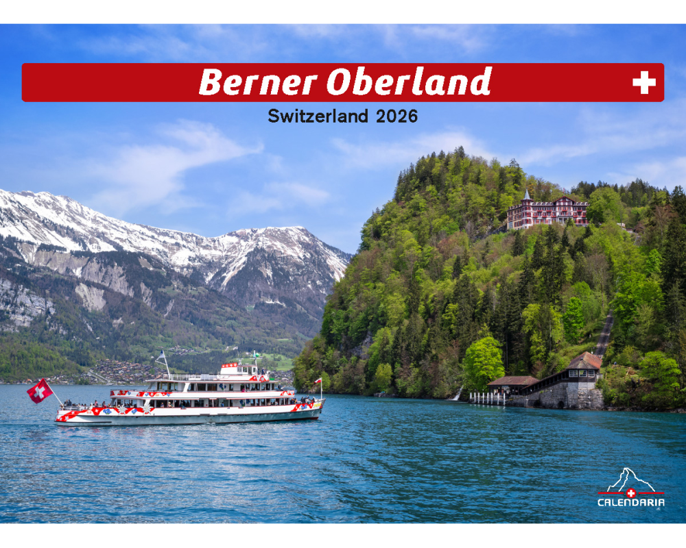 CALENDARIA Bildkalender 2026 9783036205168 Berner Oberland ML 31.5x23cm