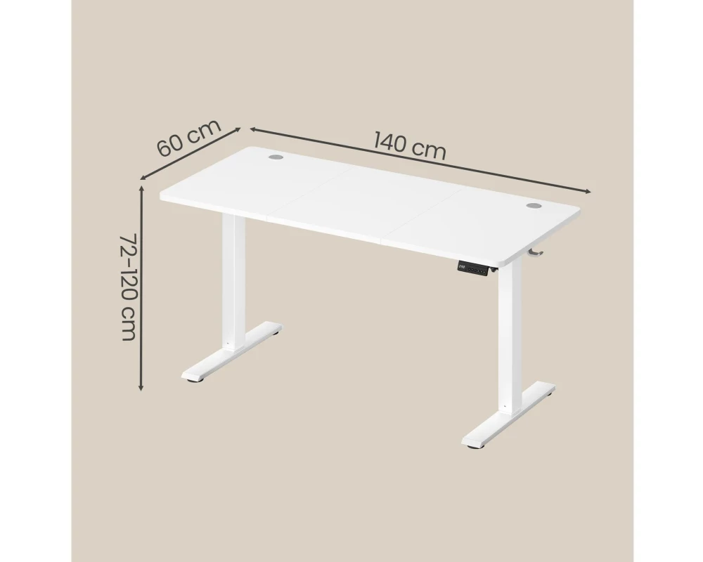 VASAGLE Height-Adjustable Desk