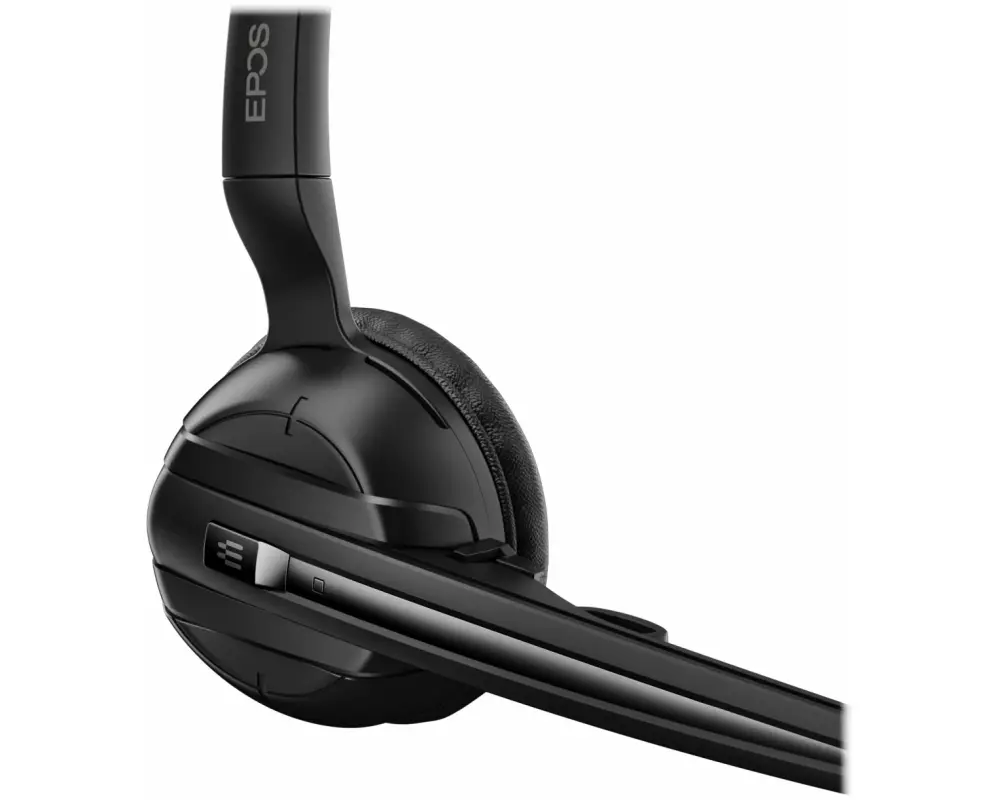 EPOS IMPACT D 10, Phone II, Mono DECT, headset, for desk phones, Noise canceling headband, and earhook