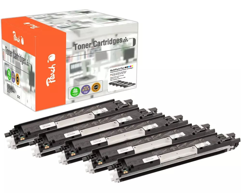 Peach Toner HP Nr. 126A (CE31A) 2x BK, 1x C, M, Y