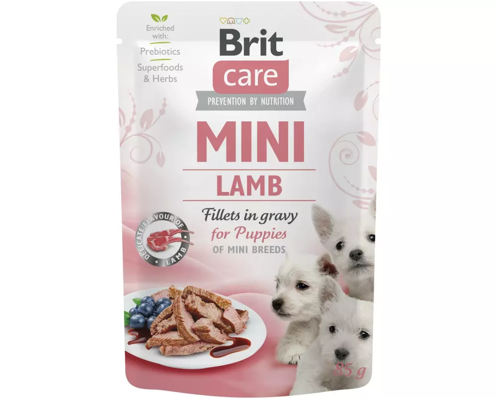 Brit Nassfutter Care Puppy Mini Lamm 24 x 85 g
