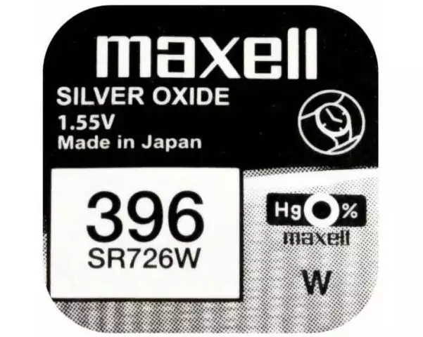 Maxell Knopfzelle 396 SR726W , 10 Stück
