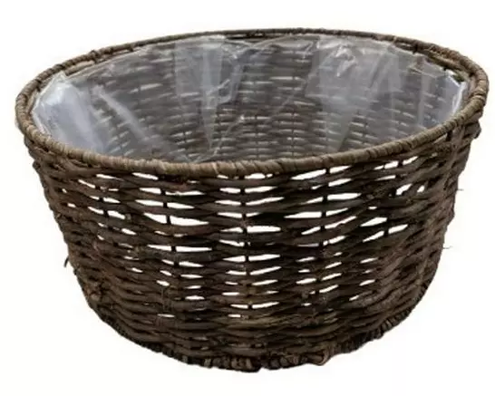 CHALET Chalet Rattan Schale Kobo Wild L Braun