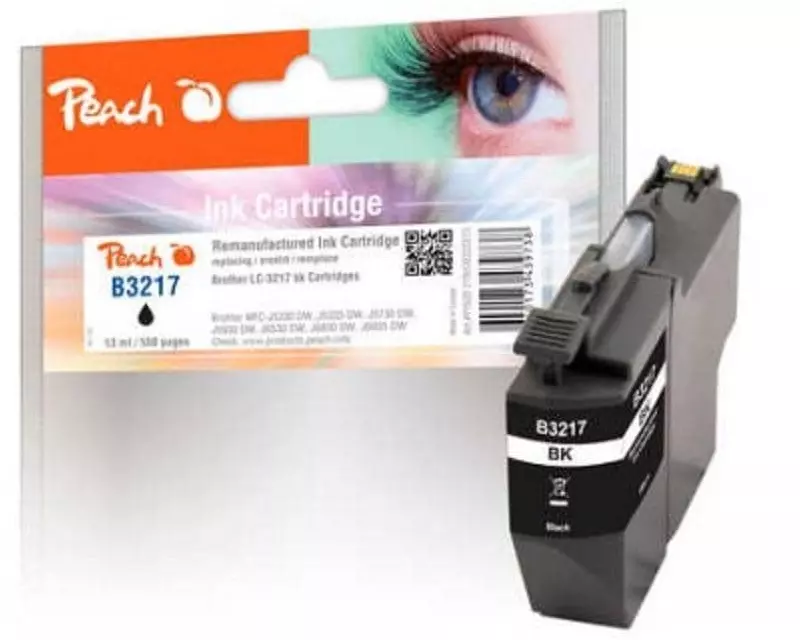 Peach Tinte Brother LC-3217 Black