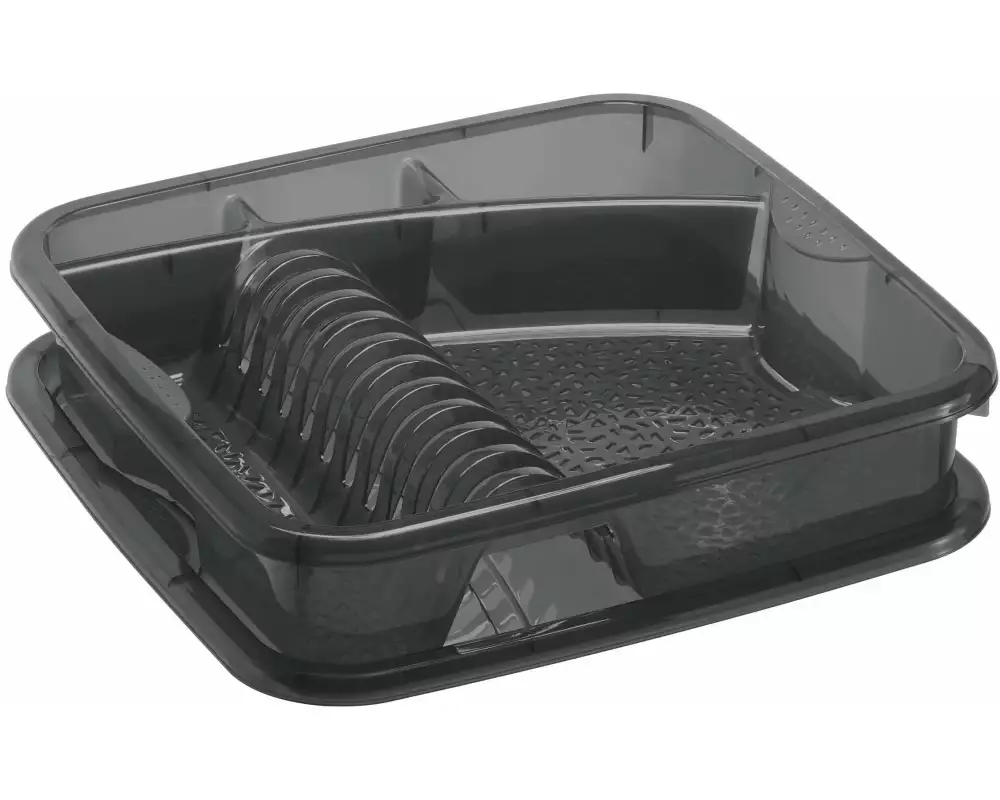 Rotho Abtropfgestell Geometric Dunkelgrau