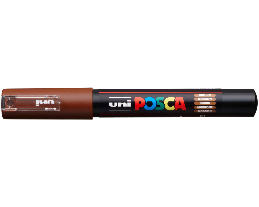 UNI-BALL Posca Marker 7mm PC-1M BROWN brun