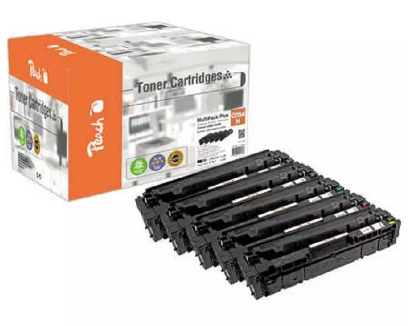 Peach Tonerset Canon CRG-054H MultiPack Plus BK/C/M/Y
