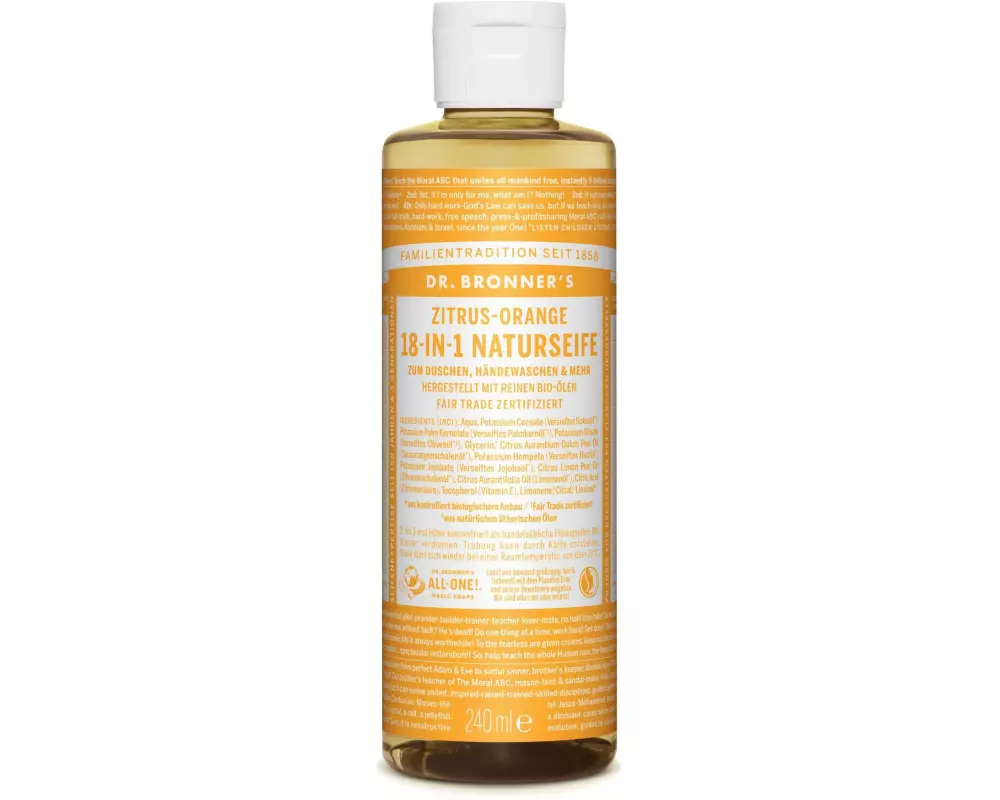 Dr.Bronner's Flüssigseife Citrus Orange 240 ml