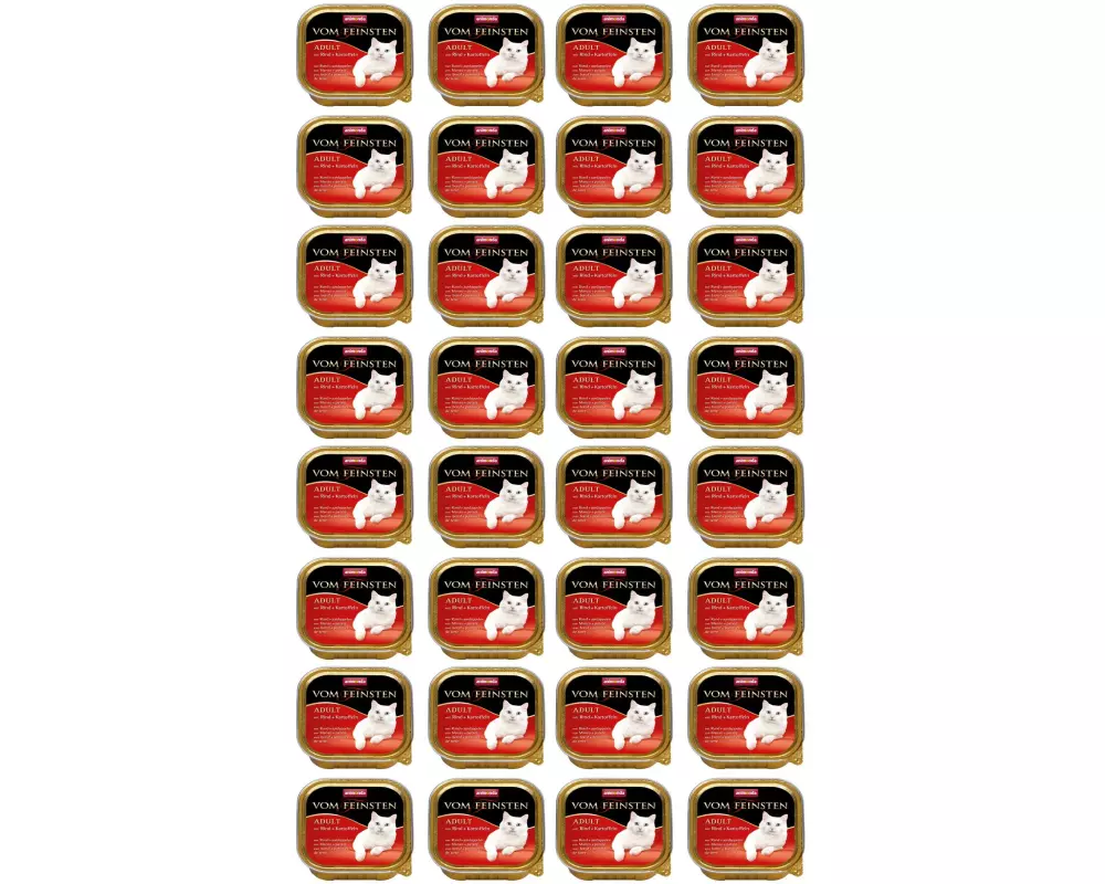 animonda Nassfutter Vom Feinsten Adult Rind & Kartoffel, 32 x 100 g