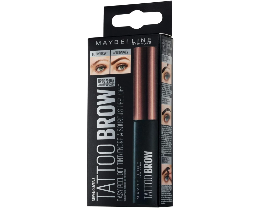 Maybelline Brow Tattoo Brow Gel Tint 3 Dark Brown