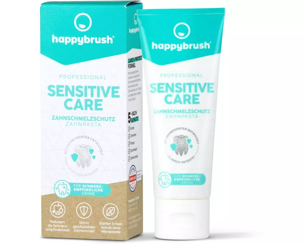 happybrush Zahnpasta SensitiveCare 75 ml