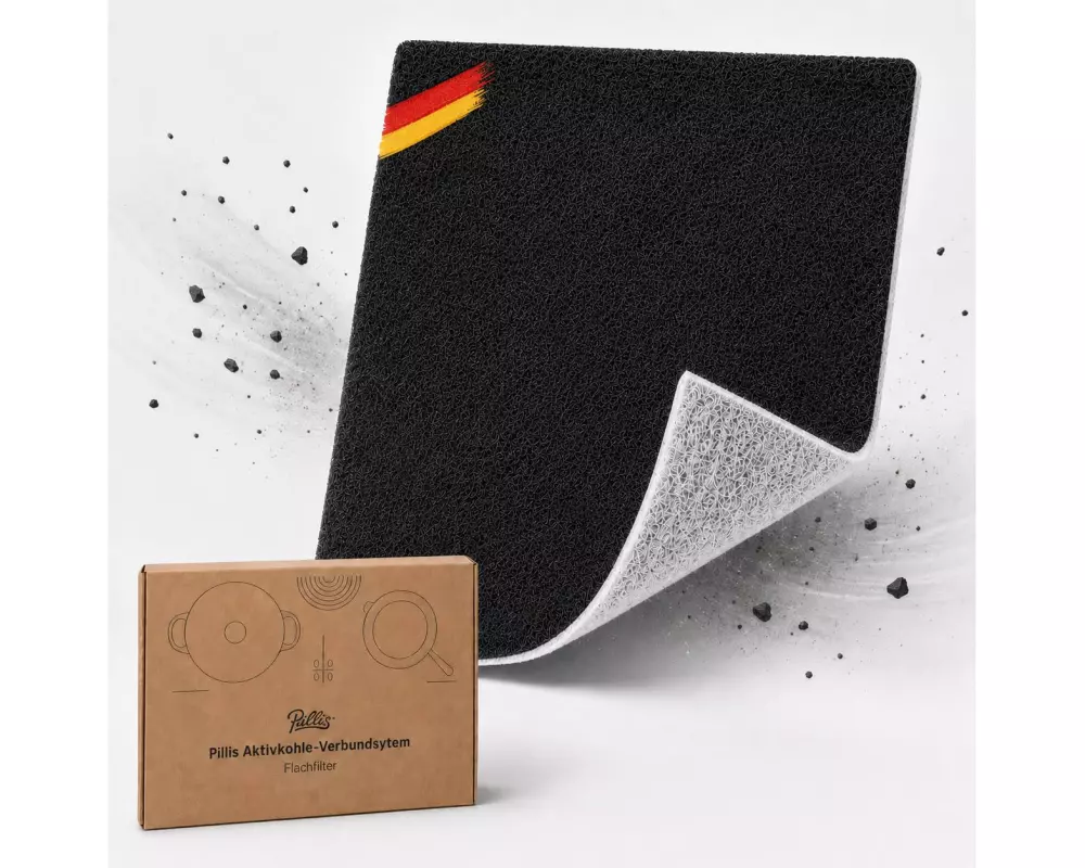 Pillis Flachfilter-Verbundsystem Aktivkohlefilter & Filtermatte