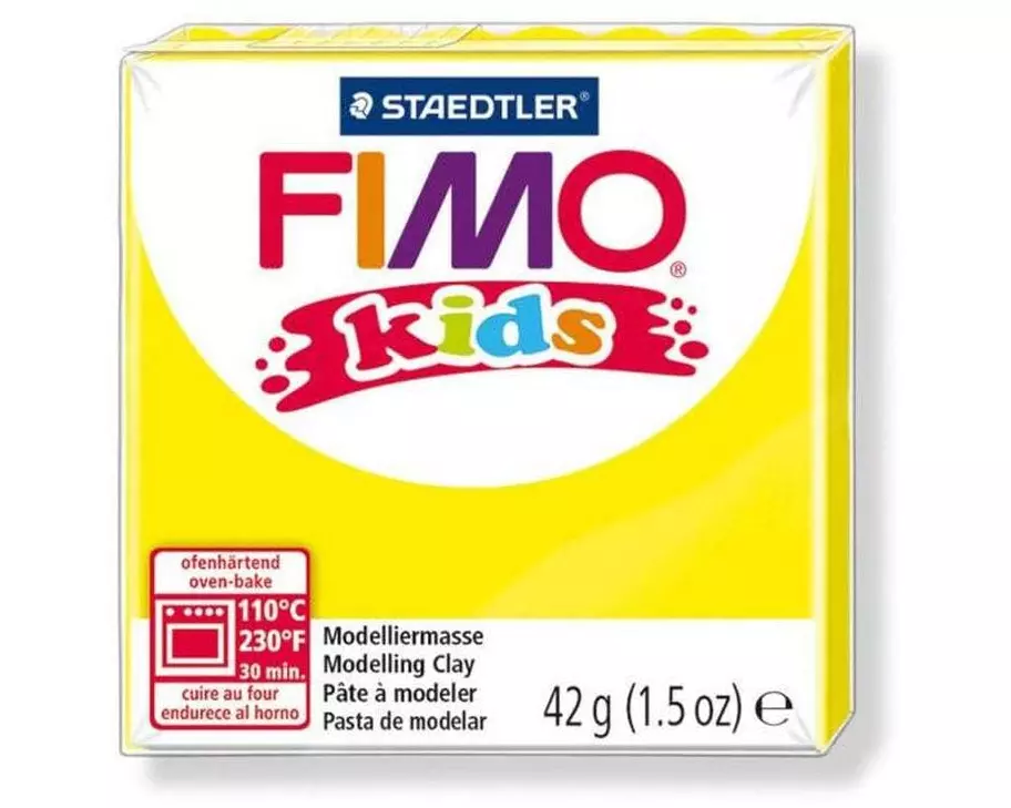 Fimo Modelliermasse Kids Pearl Hellgelb
