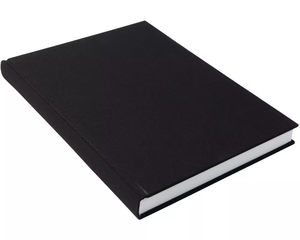 Sigel Notizbuch 17 x 24 cm, Blanko, Schwarz