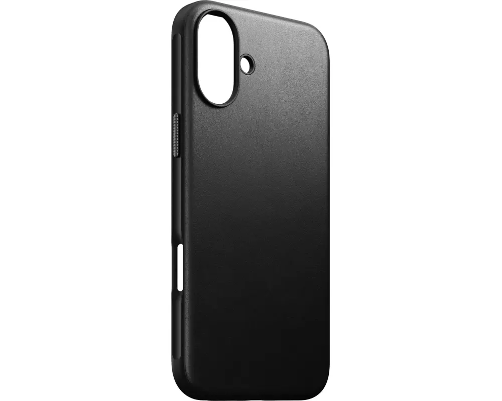 Nomad Back Cover Modern Leather iPhone 16 Plus Schwarz