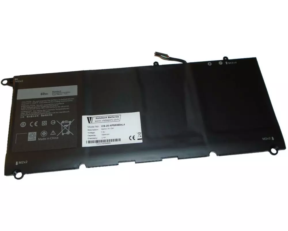 Vistaport Akku für Dell XPS 13 9360