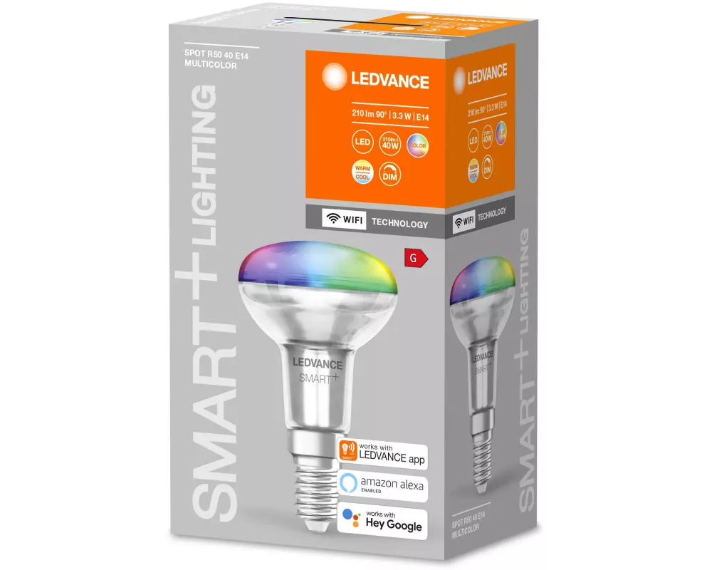 Ledvance Leuchtmittel SMART+ LED, E14, 3.3 W, RGBW