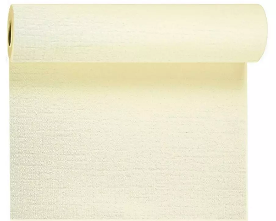 Duni Tischläufer Tête-à-Tête 40 cm x 24 cm, Cream