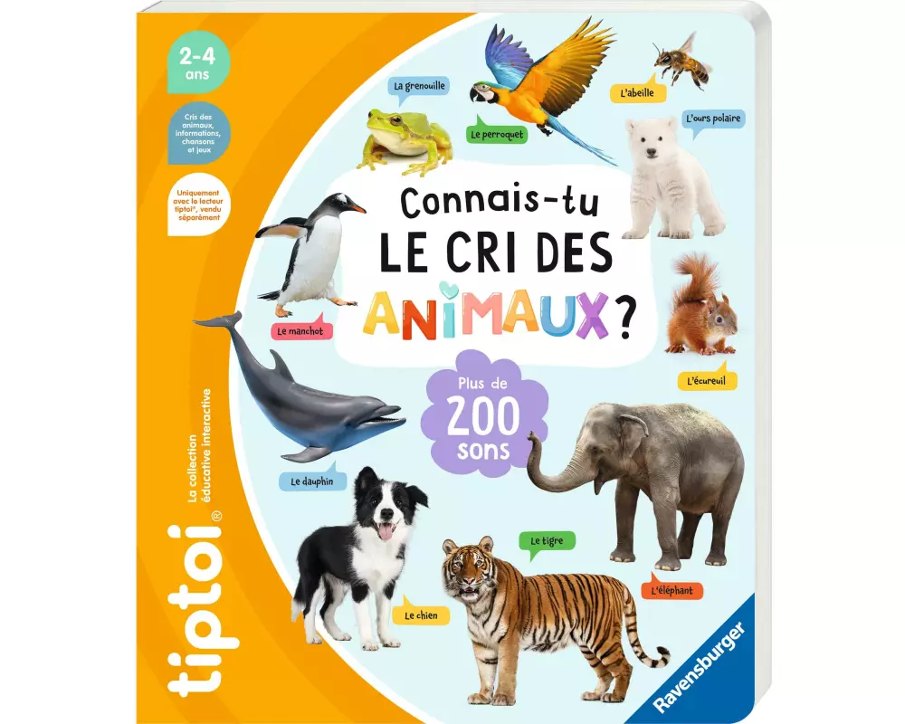 tiptoi Lernbuch Connaistu le cri des animaux ? -FR-