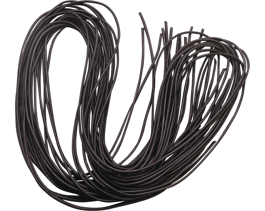 KNORR PRANDELL Lederriemen 1mx2mm 2359618 schwarz 2 Stück