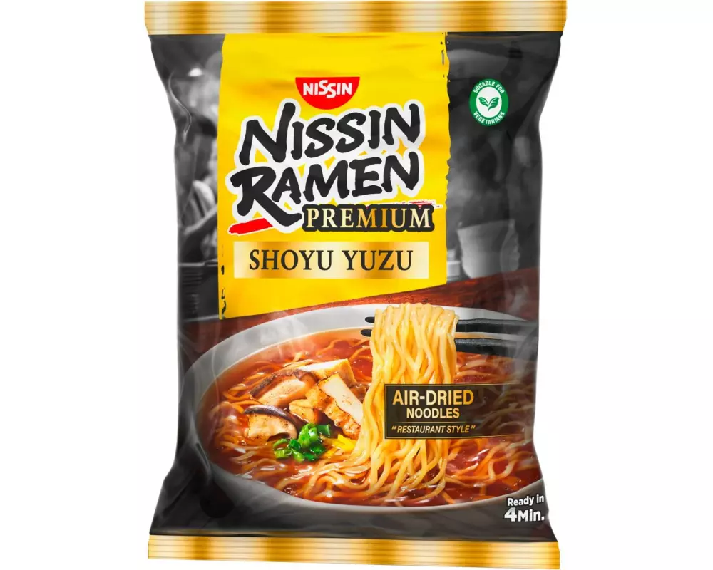 Nissin Food Ramen Premium Shoyu Yuzu Fertiggericht