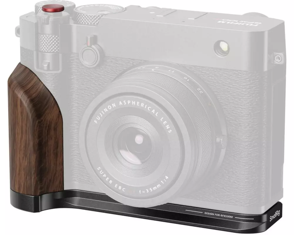 Smallrig L-Winkel mit Holzgriff für FUJIFILM GFX100RF Schwarz