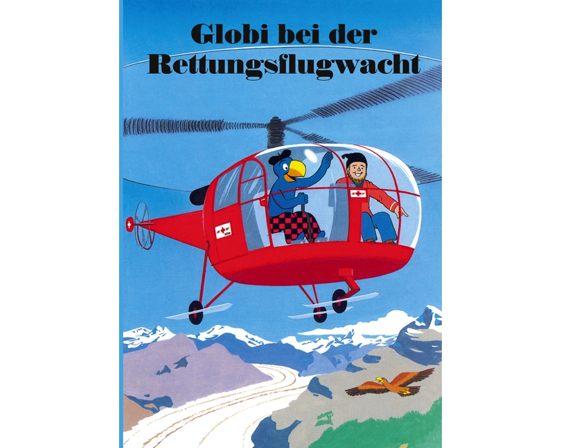 Globi bei der Rettungsflugwacht