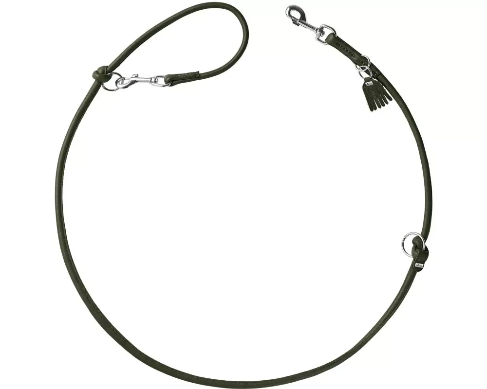 Hunter V-Leine Round München 6/200, Rindsleder Grün