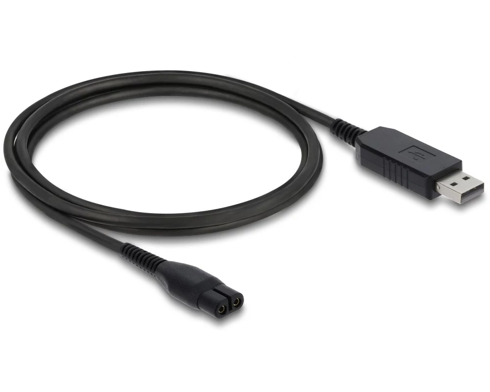 Delock OneBlade 360 Face + Body USB, 4.3 V, 1 m, 24 AWG, schwarz