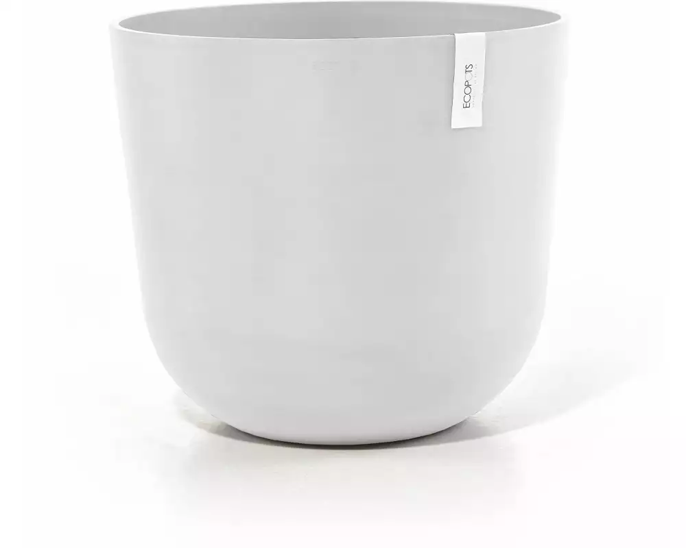 Ecopots Blumentopf Oslo Ø 55 cm Weiss