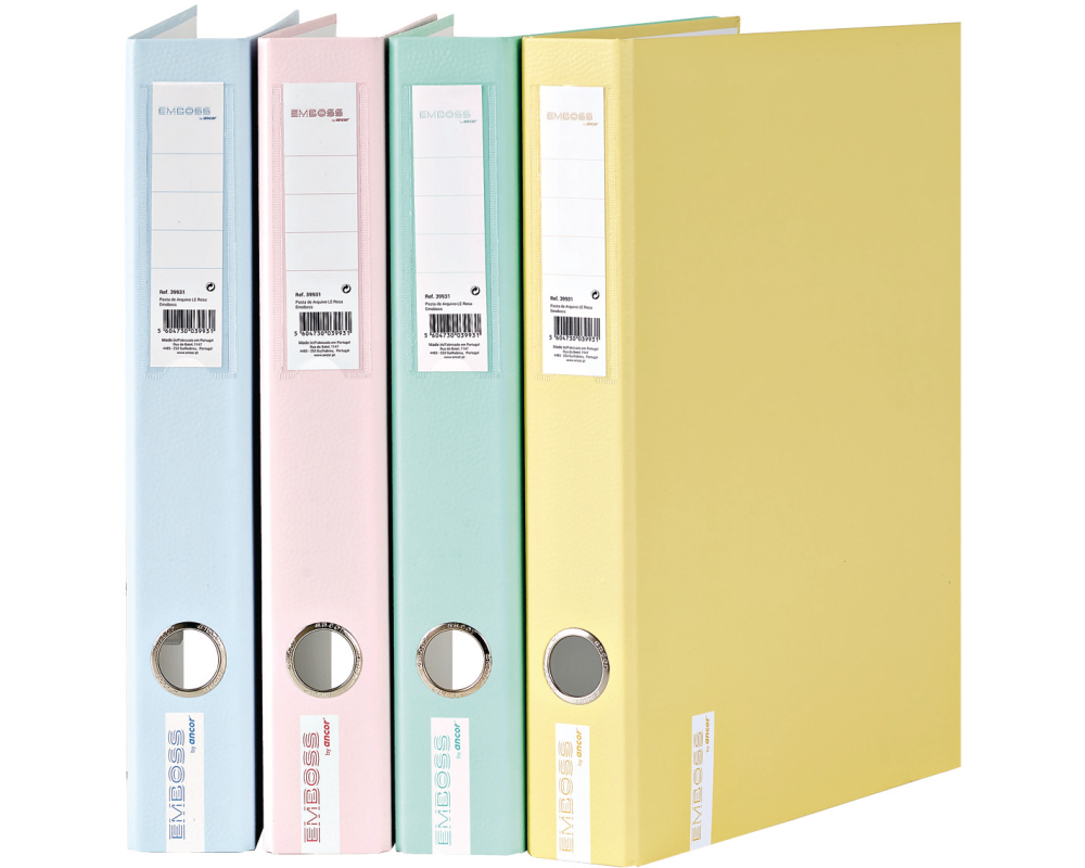 ANCOR Ringbuch EMBOSS 084856 assortiert 2-Ring A4