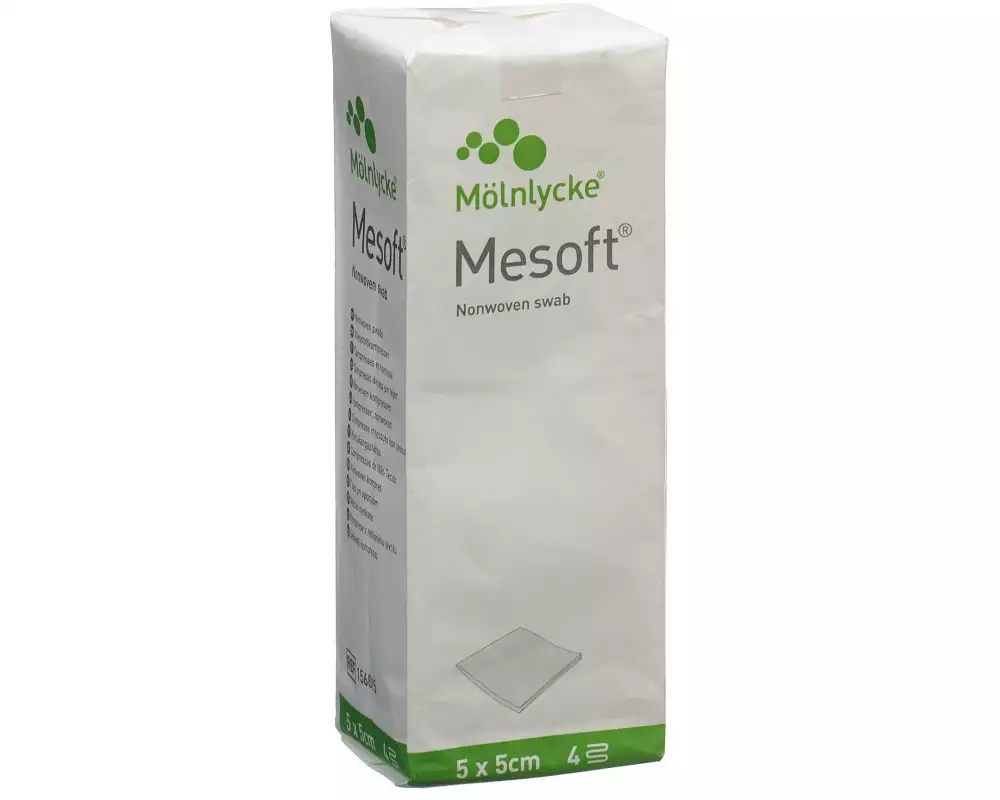 Mölnlycke Mesoft Kompressen 5 x 5 cm unsteril 100 Stück