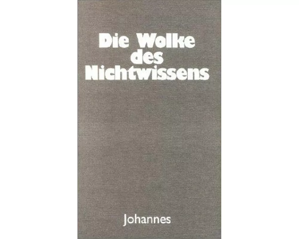 Die Wolke des Nichtwissens