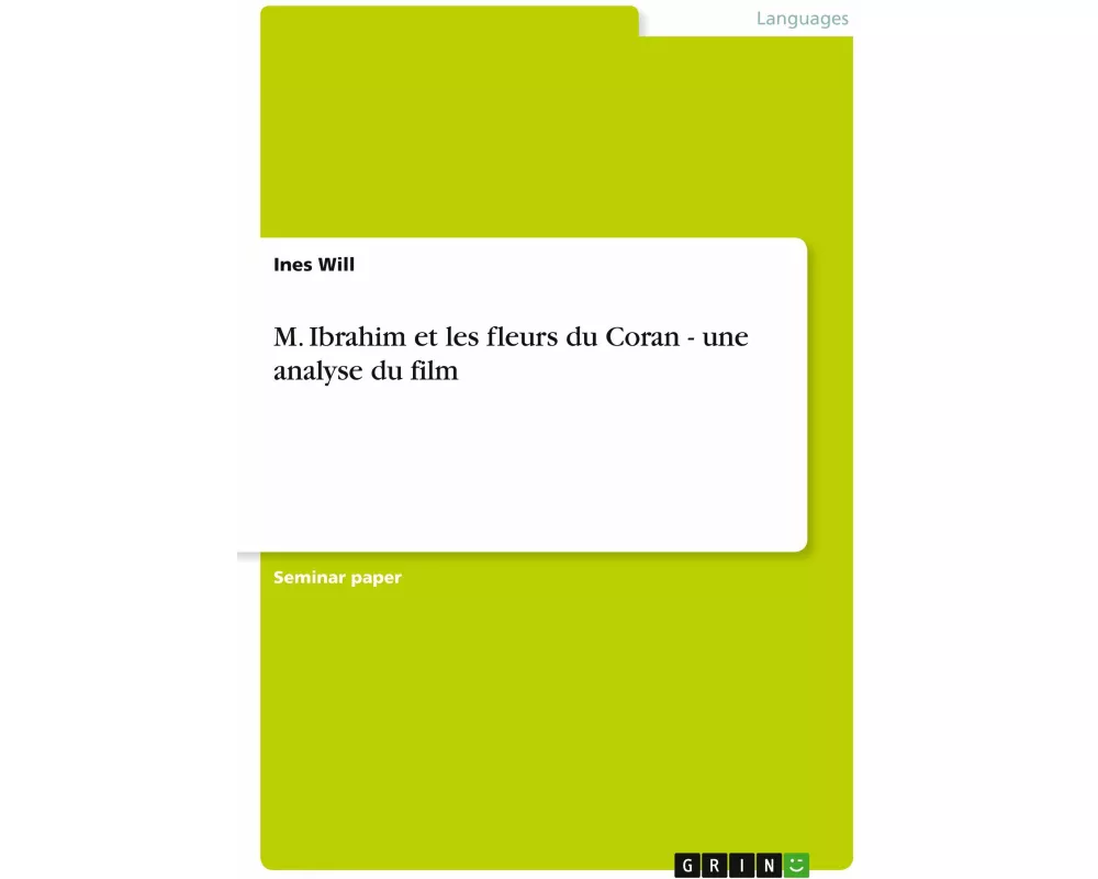 M. Ibrahim et les fleurs du Coran - une analyse du film