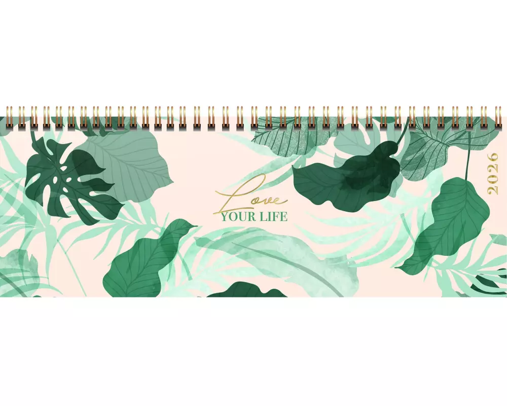 rido idé Tisch-Querkalender Design Line 2026 Love 297 x 105 mm