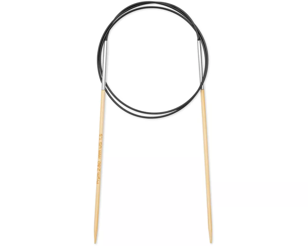 Prym 1530 Rundstricknadel BAMBUS 2.50 mm, 80 cm