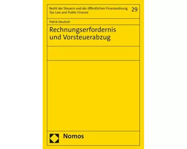 Rechnungserfordernis und Vorsteuerabzug