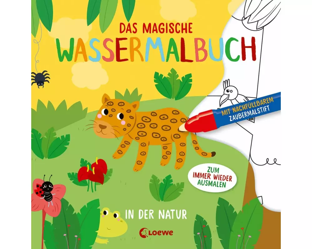 Das magische Wassermalbuch - In der Natur
