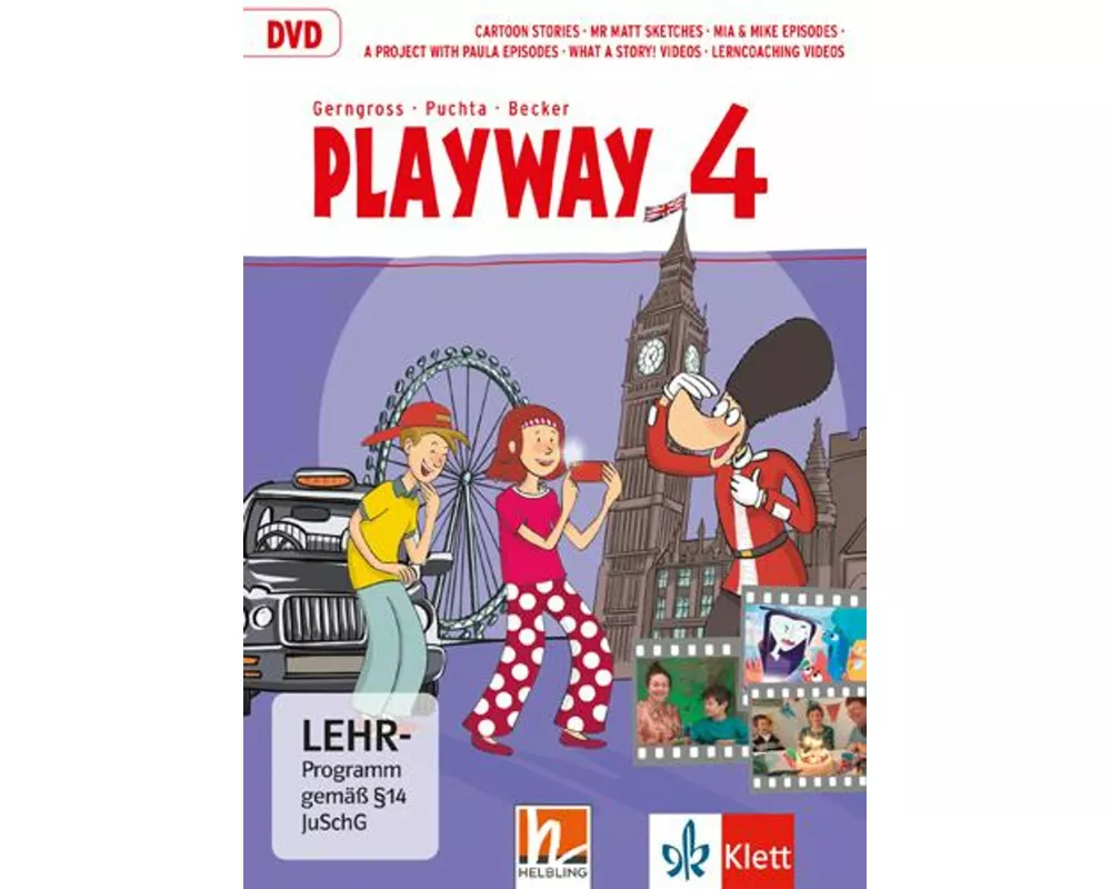 Playway 4. Ab Klasse 3./DVD Kl. 4 / NRW