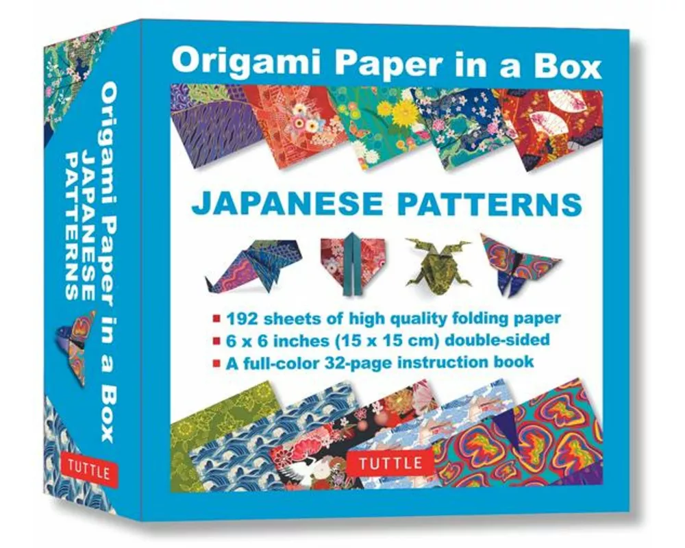 Origami Paper in a Box - Japanese Patterns